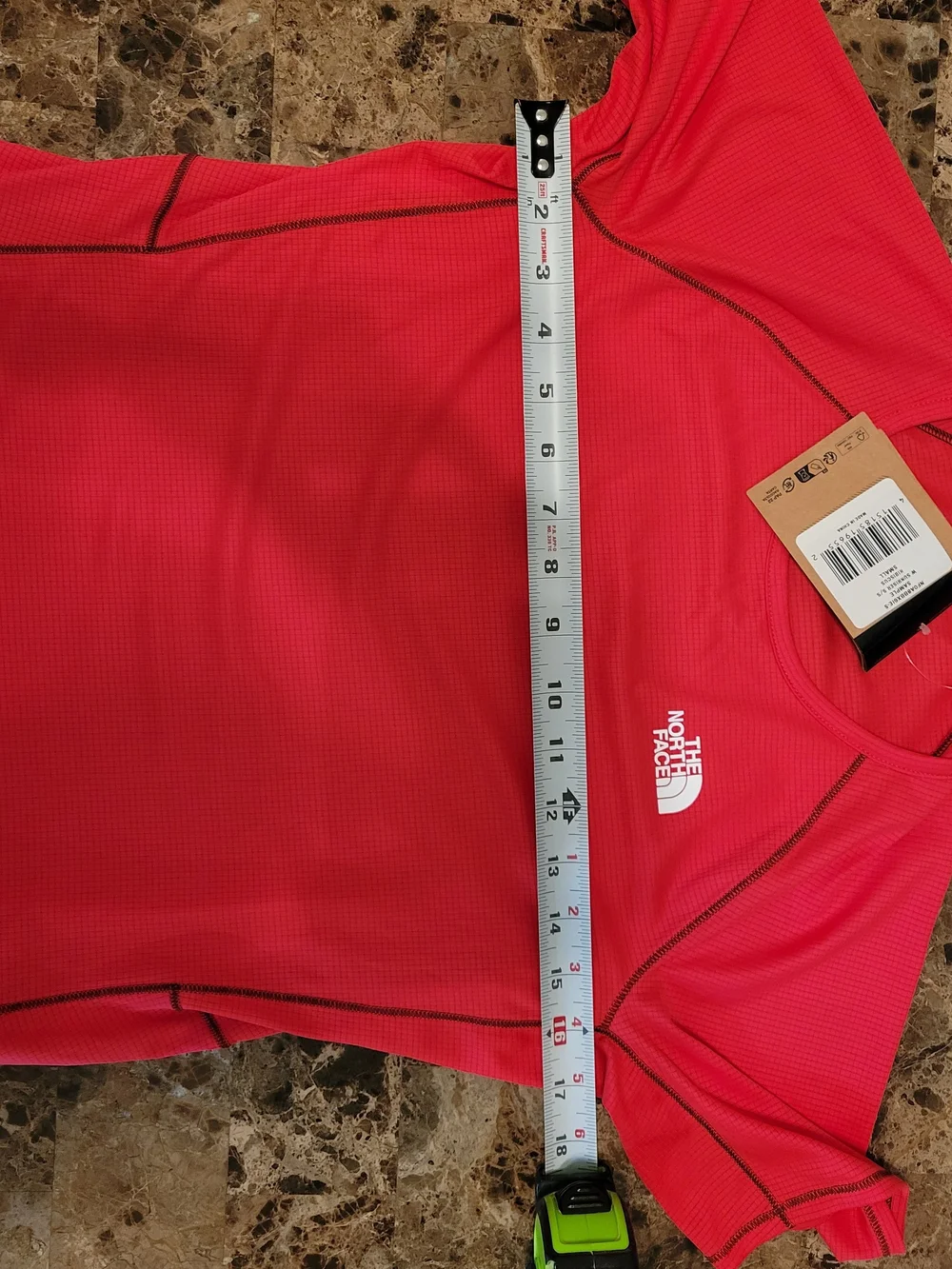 The North Face Women’s Short Sleeve Active Tee - Bright Pink - Picture 10 of 13
